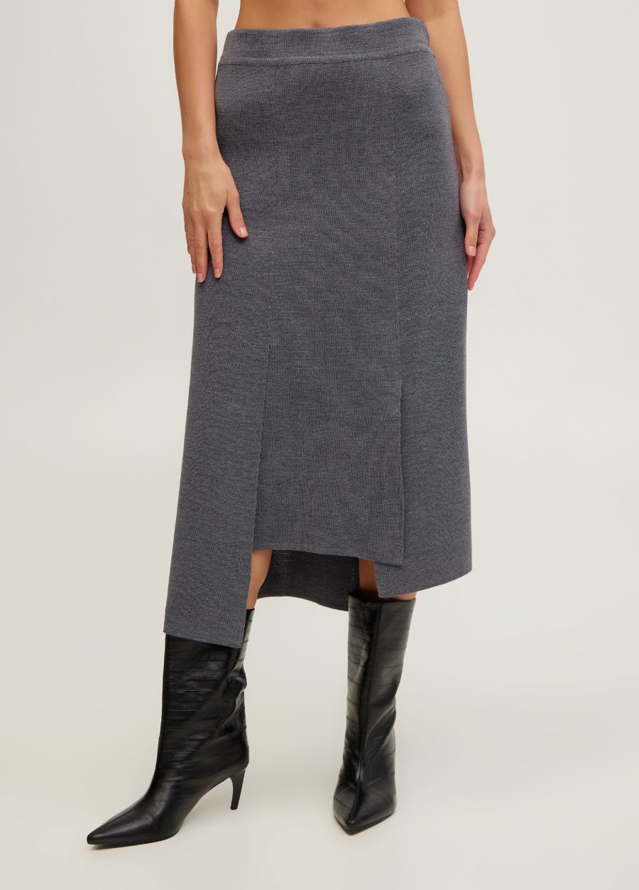 SKIRT GREY made of semi-wool 5096-Collections_Fall-Winter_1