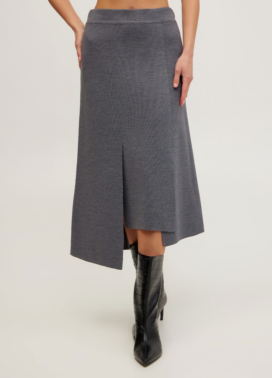 SKIRT GREY made of semi-wool 5096-Collections_Fall-Winter_5