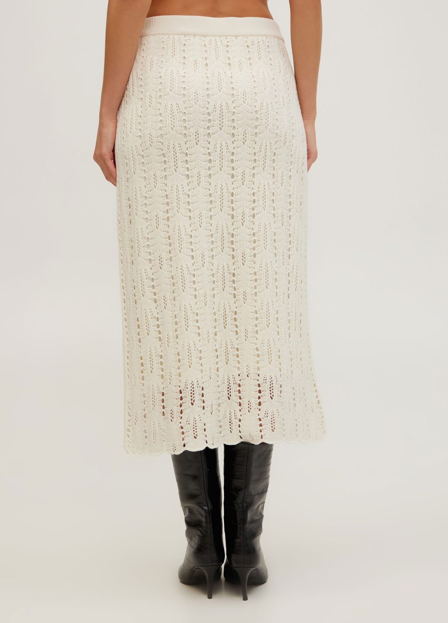 SKIRT MILK midi with openwork pattern 5101-Collections_Fall-Winter_3