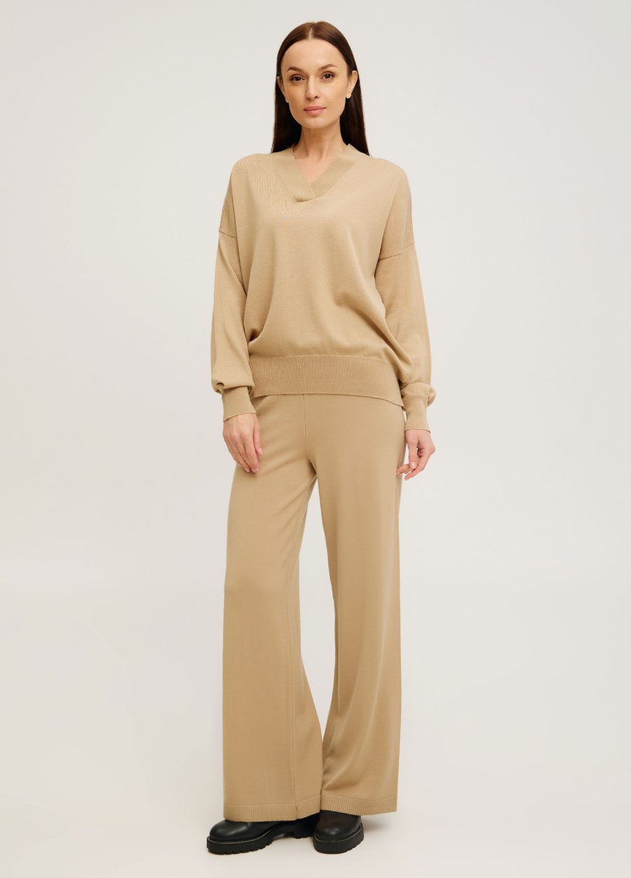 JUMPER BEIGE made of 100% merino wool 5102-Collections_Fall-Winter_4
