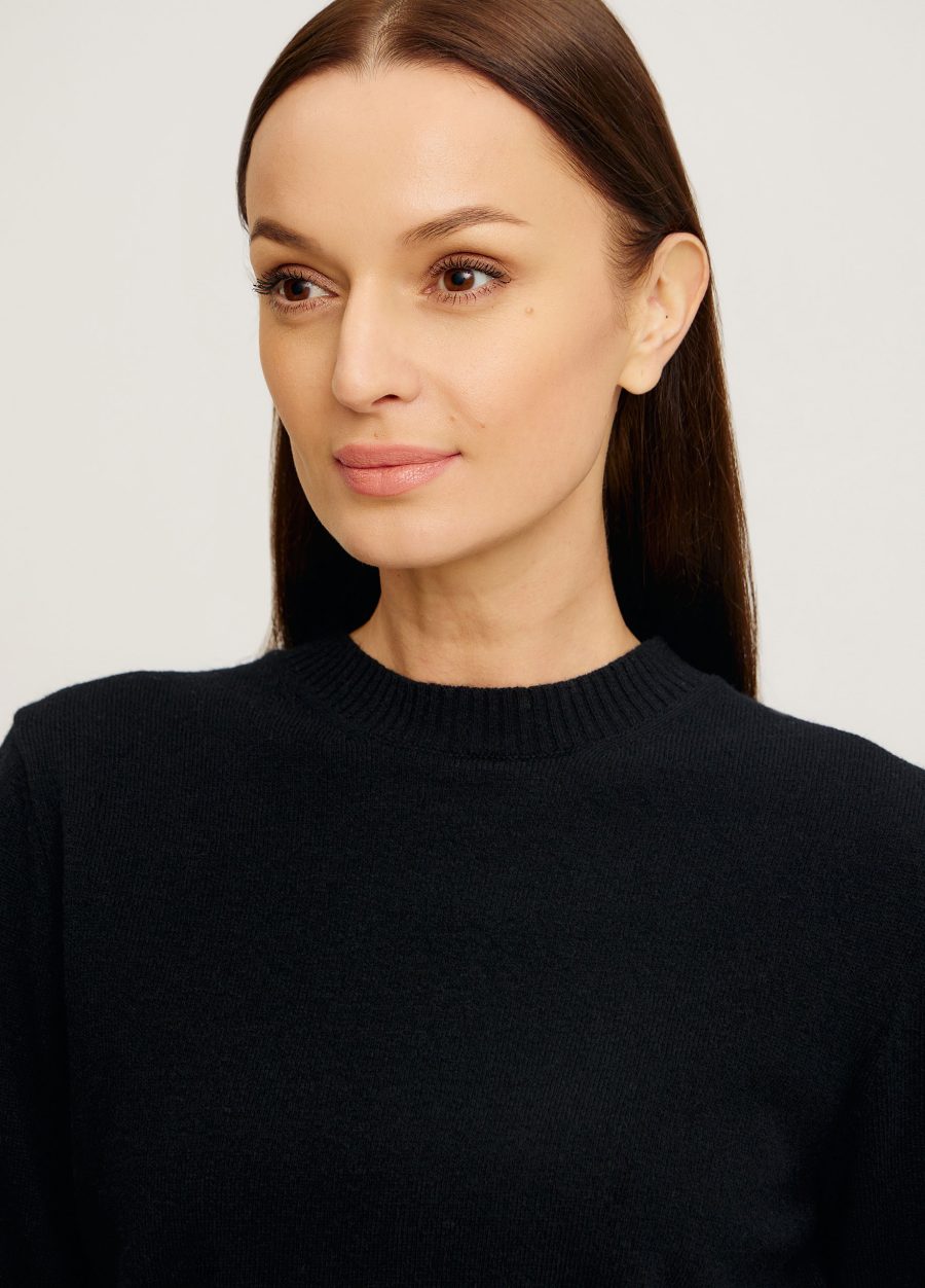 BLACK SWEATER basic warm long sleeve 5104-Collections_Essentials_2
