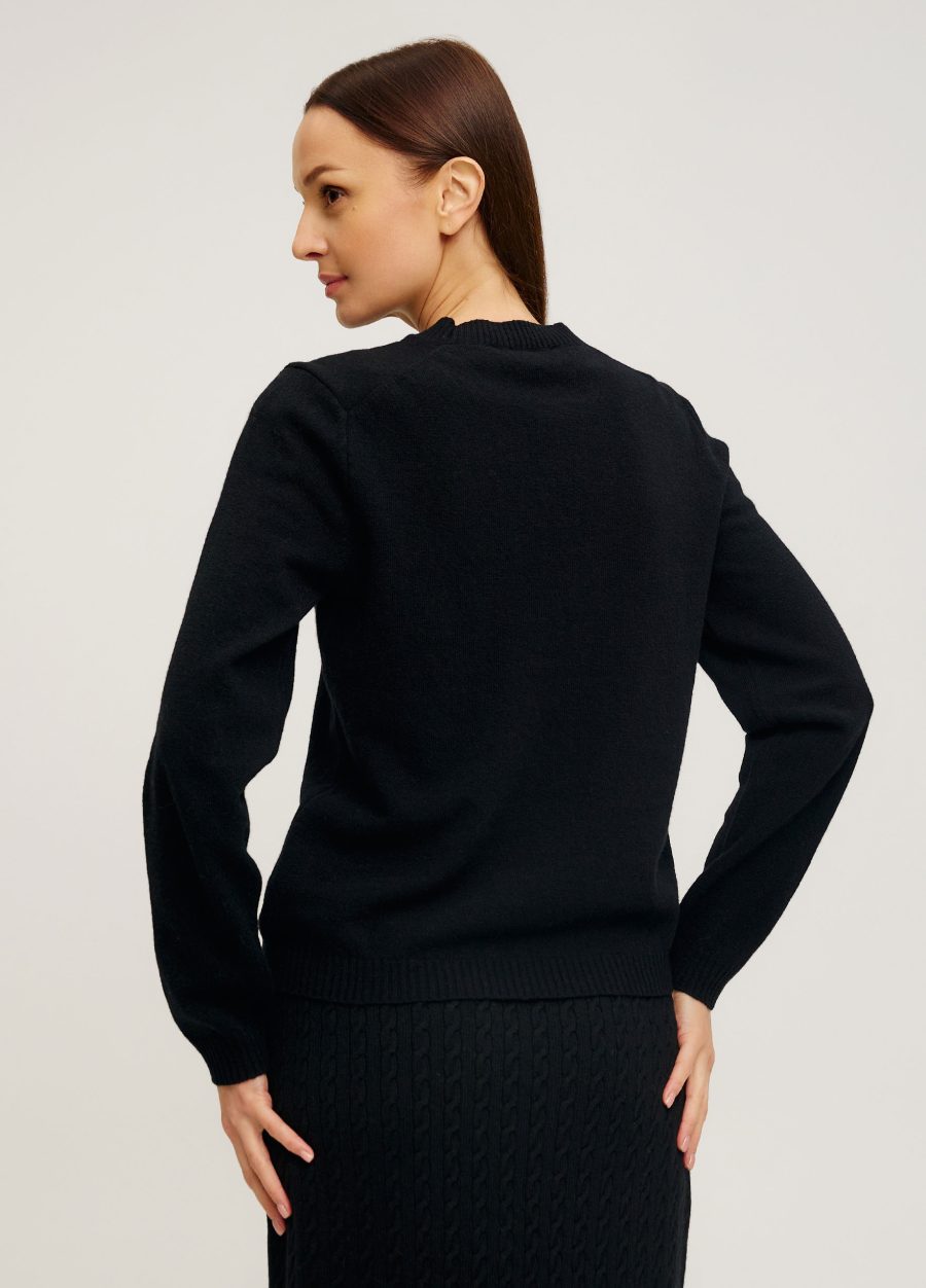 BLACK SWEATER basic warm long sleeve 5104-Collections_Essentials_3