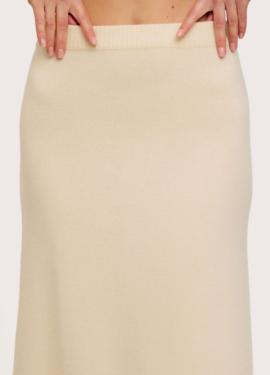 SKIRT CREAM straight cut cashmere 5132-Collections_Fall-Winter_2
