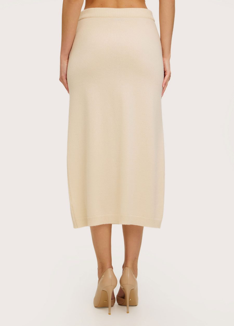 SKIRT CREAM straight cut cashmere 5132-Collections_Fall-Winter_3