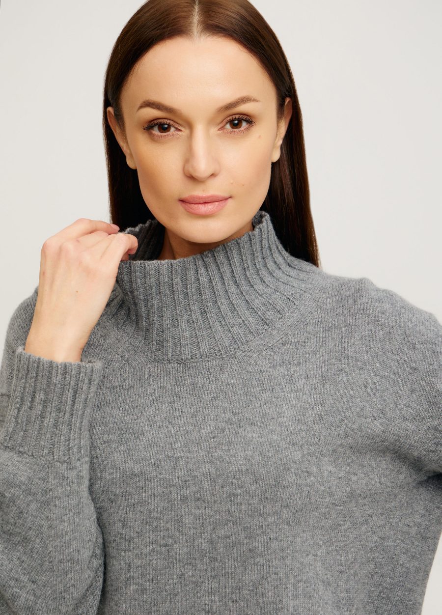 JUMPER GREY lamb's wool 5135-Collections_Fall-Winter_2