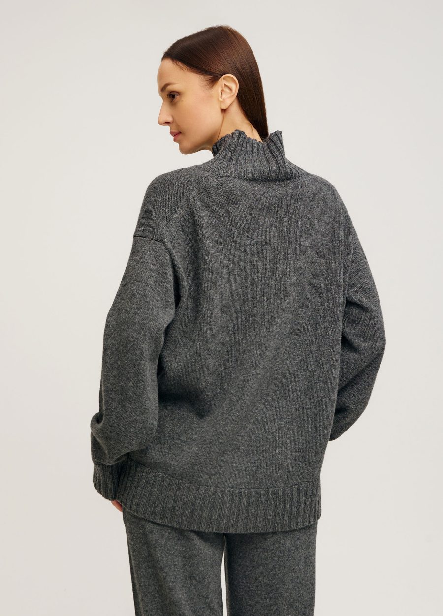 JUMPER ANTHRACITE made of lamb's wool 5135-Collections_Fall-Winter_4