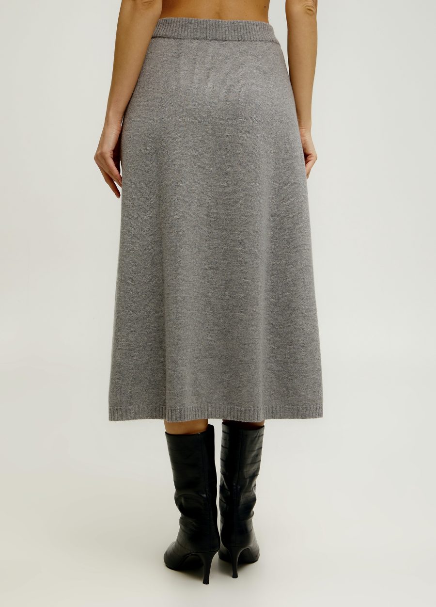 SKIRT DARK GRAY made of 100% lamb's wool copper 5138-Collections_Fall-Winter_4