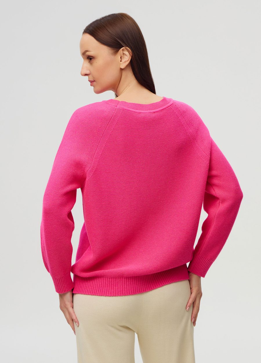 JUMPER FUCKSIA made of semi-cotton 3009-Collections_Ready to Wear_3