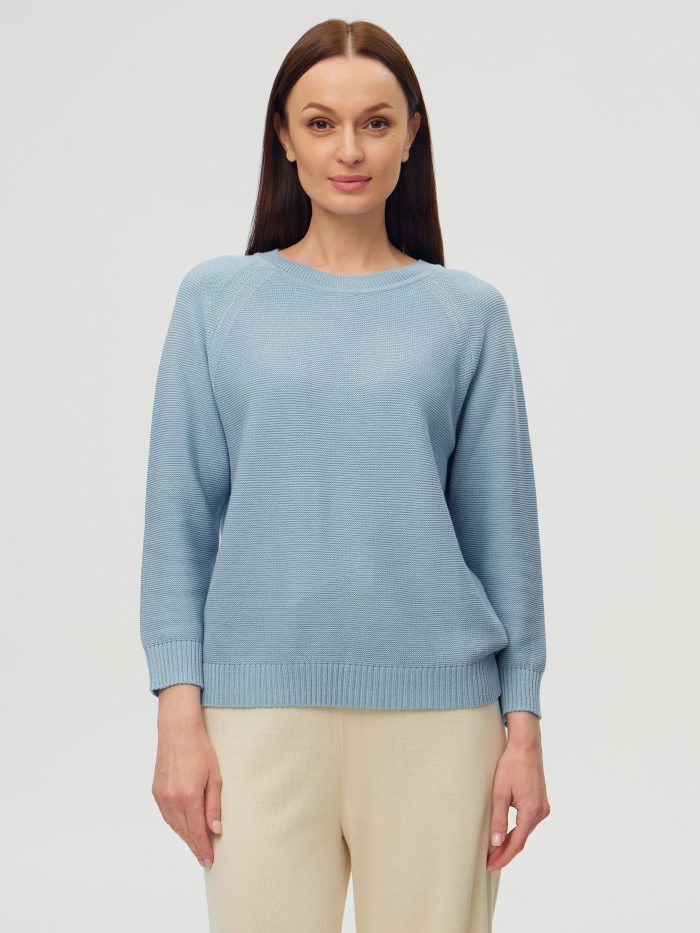 JUMPER BLUE semi-cotton 3009