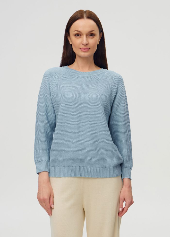 JUMPER BLUE semi-cotton 3009
