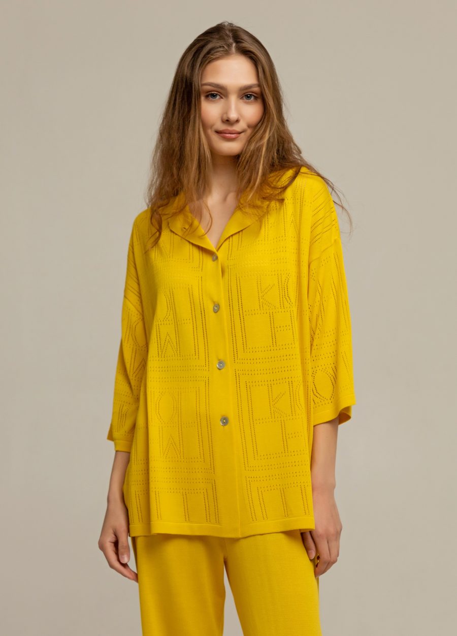 JACKET YELLOW shirt with buttons 3014-Collections_Jackets & Cardigans_3