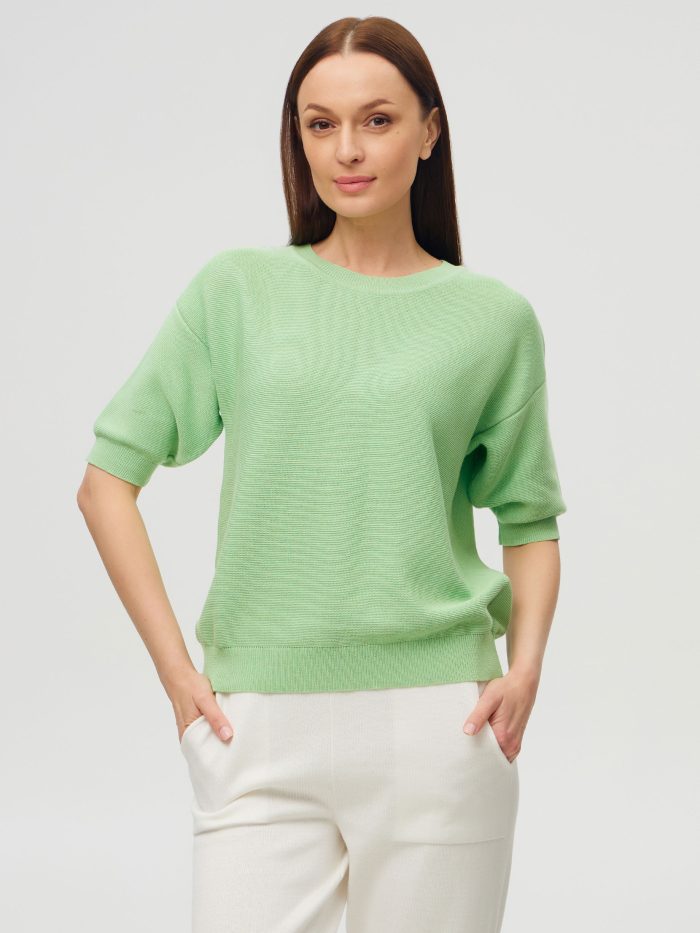 JUMPER SALAD made of semi-cotton 3021