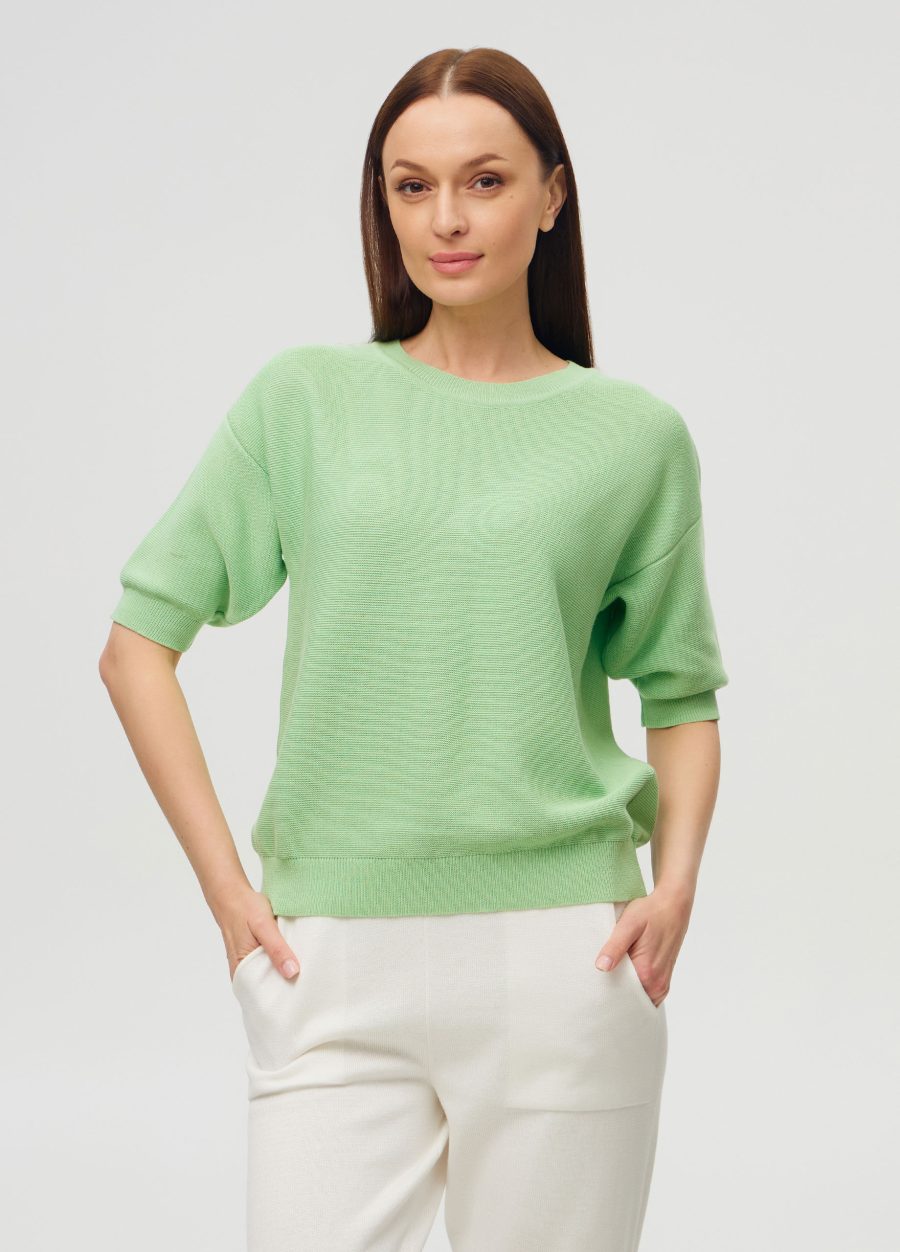 JUMPER SALAD made of semi-cotton 3021-Collections_Ready to Wear_1