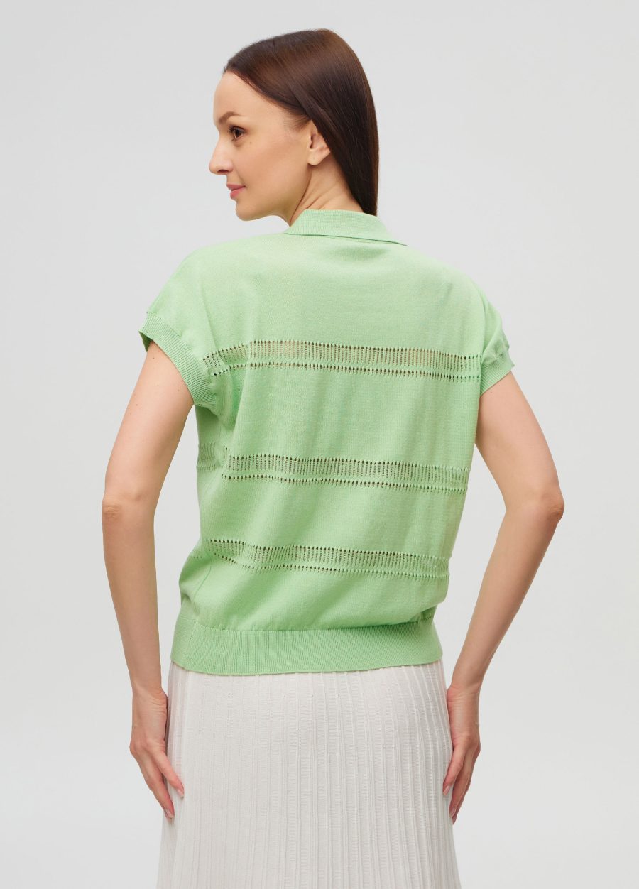JUMPER GREEN polo 100% cotton 4063-Collections_Ready to Wear_3