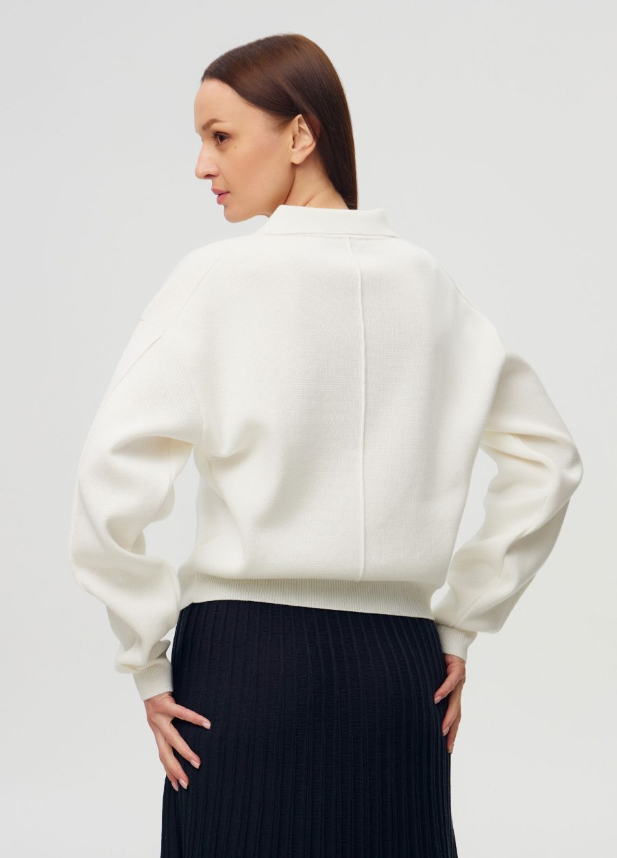 JACKET WHITE with buttons 6016-Collections_Jackets & Cardigans_2
