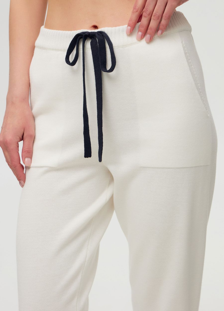 PANTS WHITE made of semi-cotton 5034-Collections_Ready to Wear_2