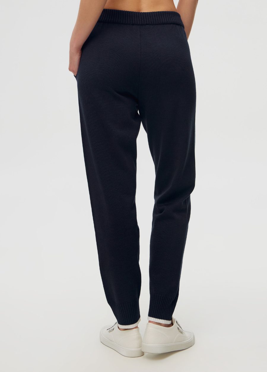 PANTS BLUE made of semi-cotton 5034-Collections_Ready to Wear_3