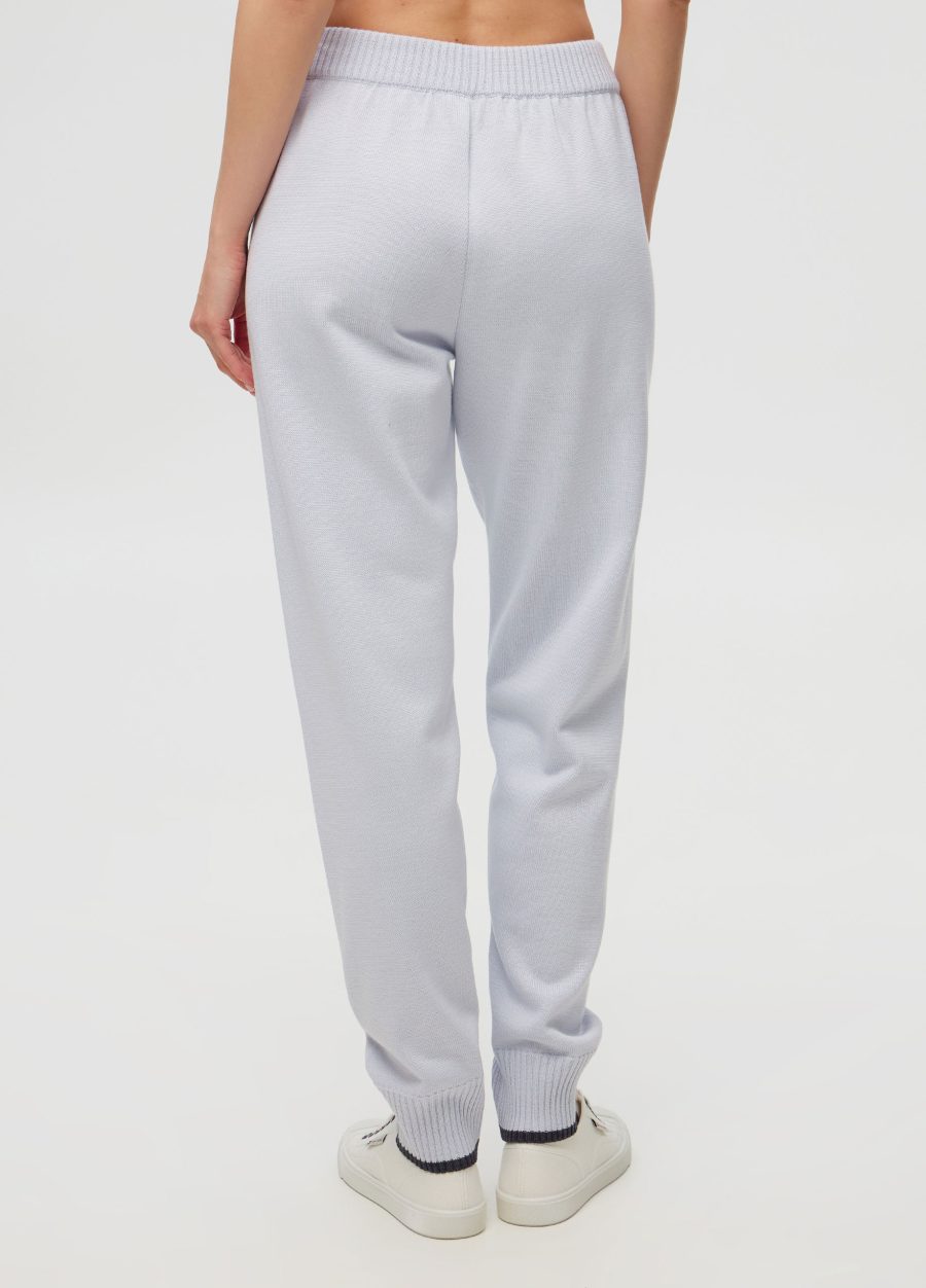 PANTS BLUE made of semi-cotton 5034-Collections_Ready to Wear_3