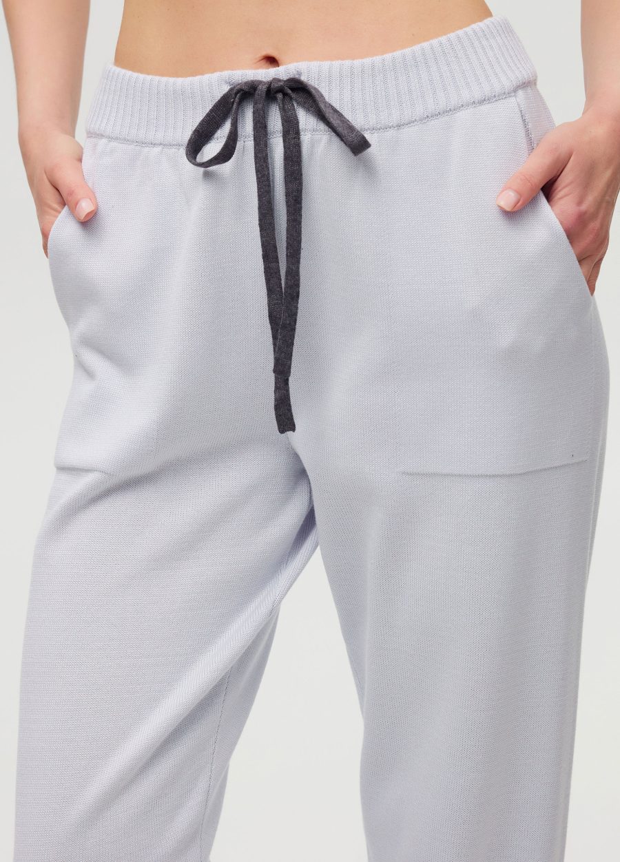PANTS BLUE made of semi-cotton 5034-Collections_Ready to Wear_2
