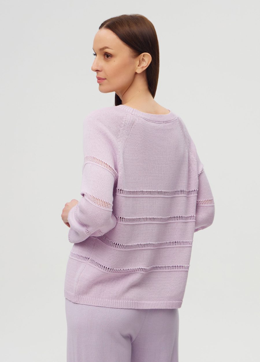 JUMPER PURPLE with perforated inserts 5051-Collections_Ready to Wear_3