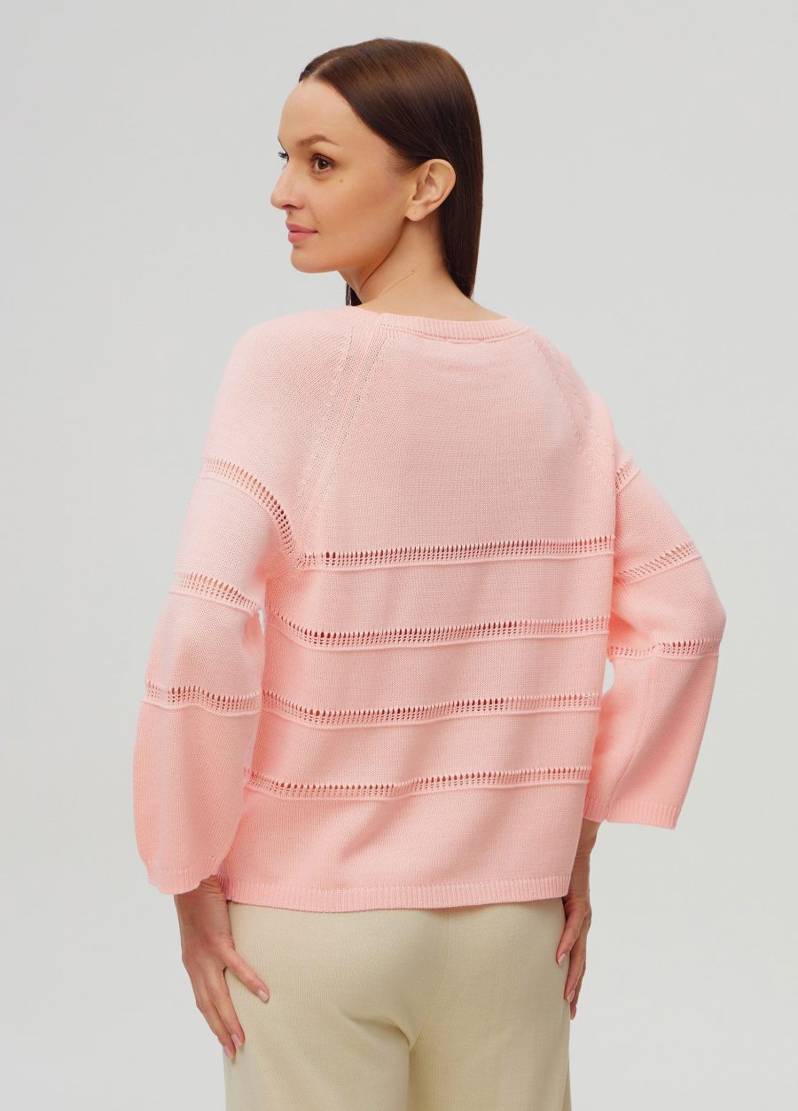 JUMPER PINK with perforated inserts 5051-Collections_Ready to Wear_3
