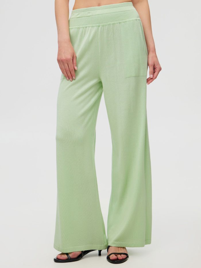 PANTS MINT viscose with elasticated pockets 5079