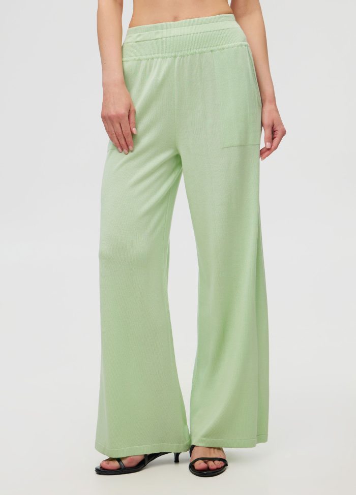 PANTS MINT viscose with elasticated pockets 5079