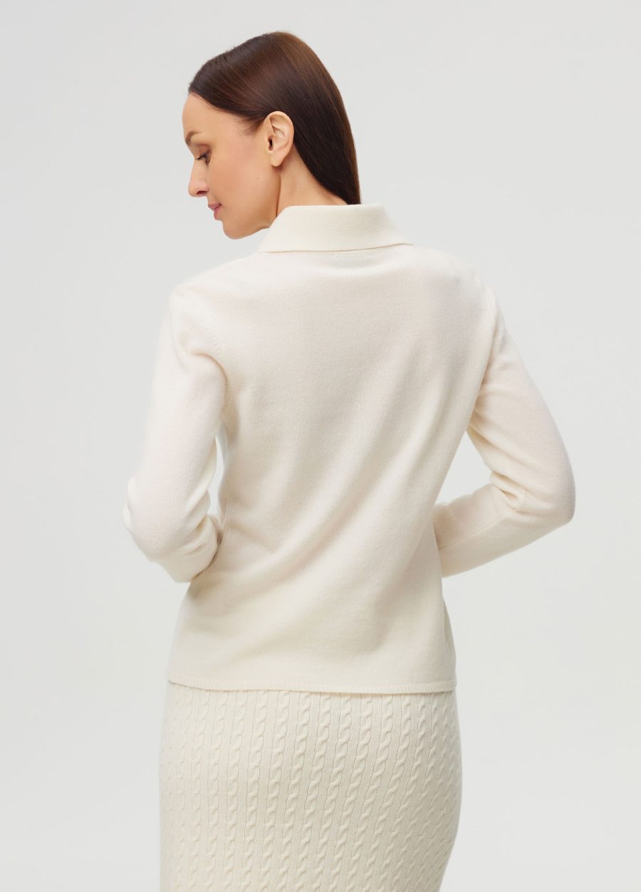 JUMPER MILK polo with cashmere 5116-Collections_Fall-Winter_3