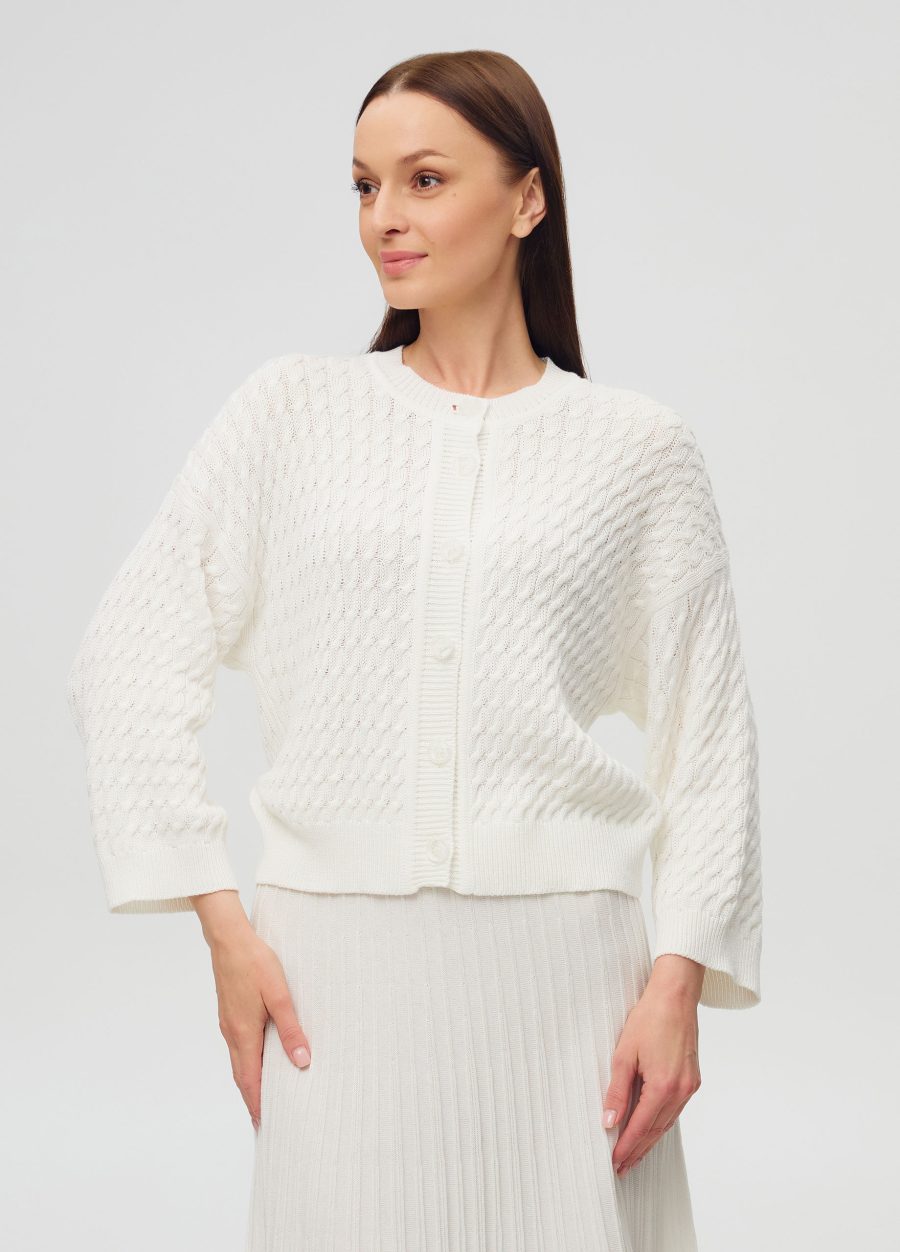 JACKET WHITE button-down semi-cotton 6001-Collections_Jackets & Cardigans_4