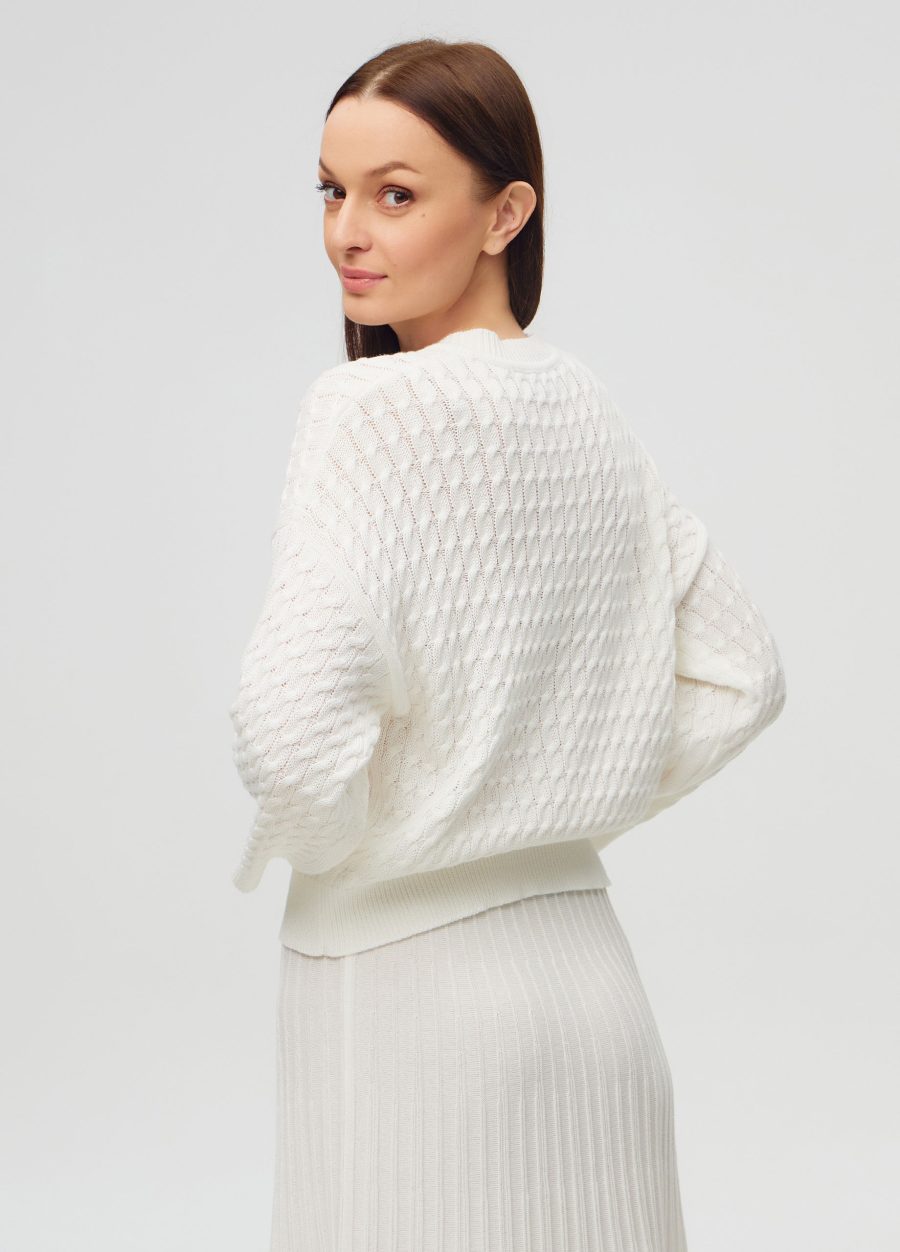 JACKET WHITE button-down semi-cotton 6001-Collections_Jackets & Cardigans_3