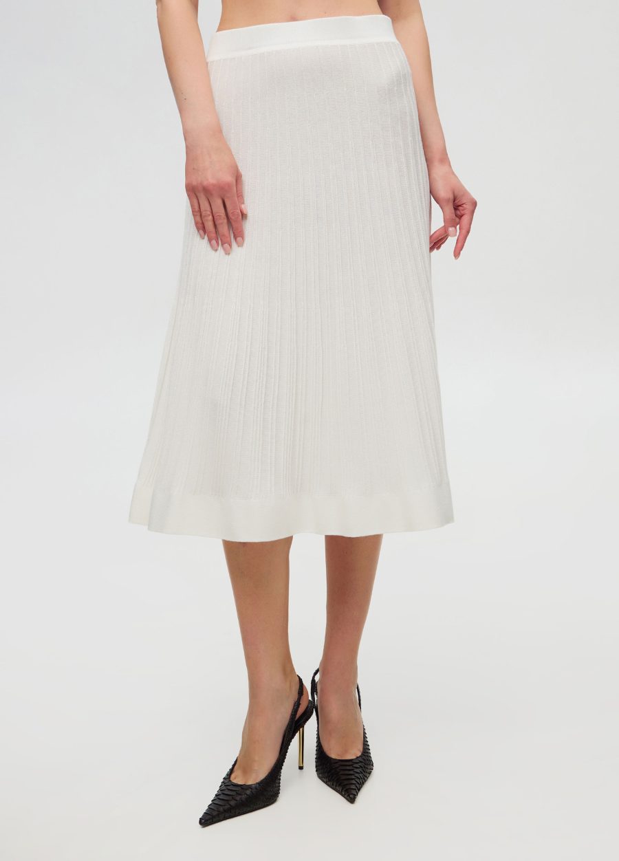 SKIRT WHITE cotton A silhouette 6006-Collections_Ready to Wear_1
