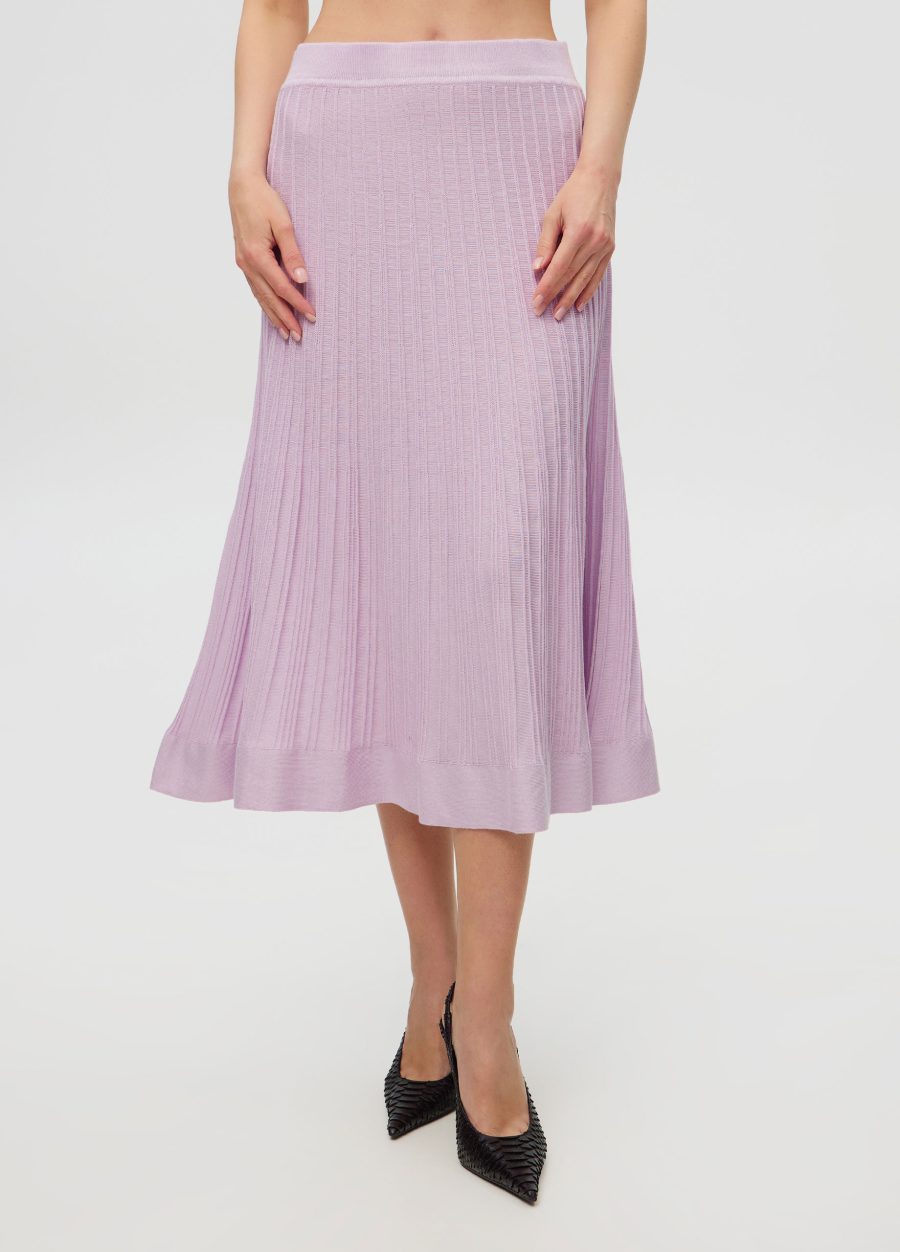 SKIRT PURPLE cotton A silhouette 6006-Collections_Ready to Wear_1