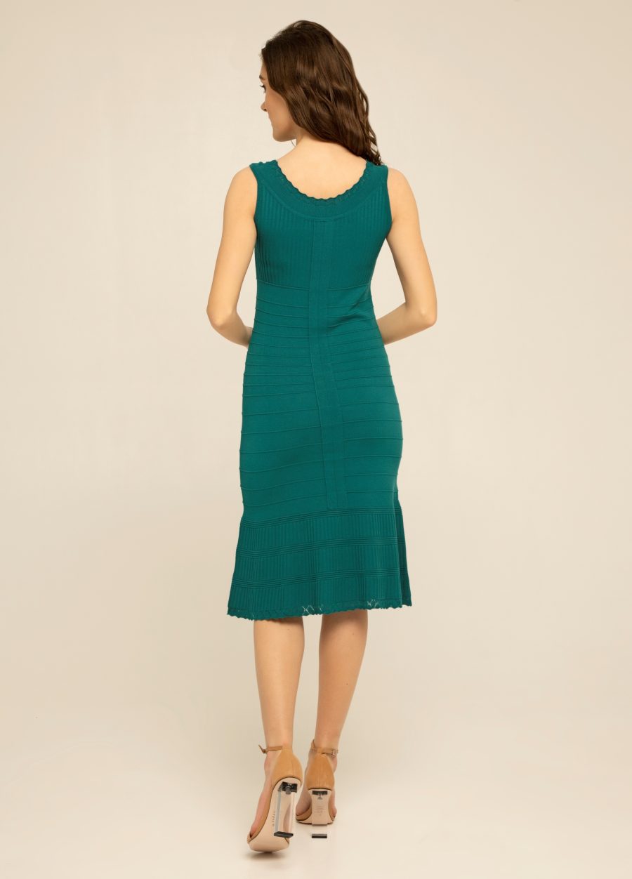 DRESS GREEN with viscose 9058-Collections_Dresses_3