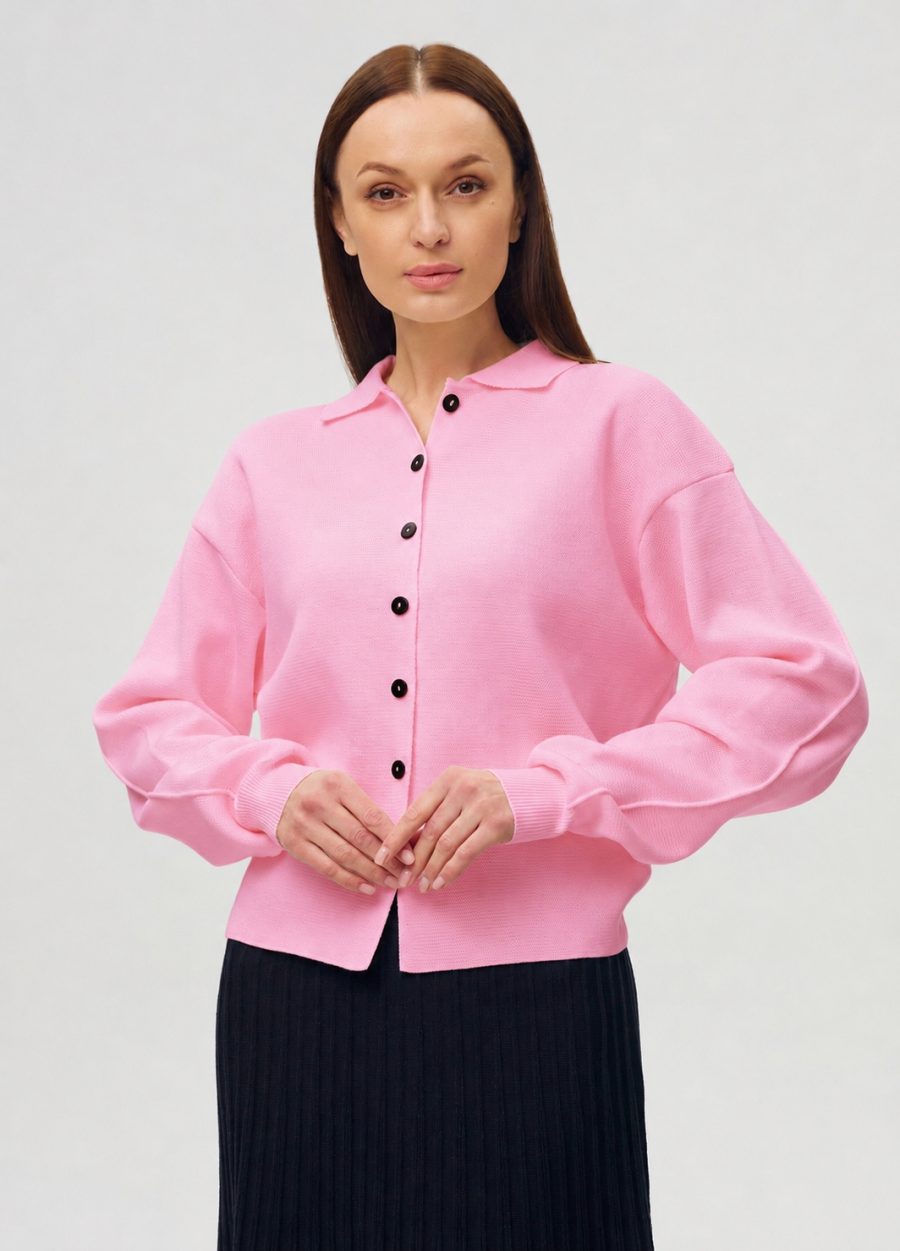 JACKET PINK with buttons 6016-Collections_Jackets & Cardigans_1