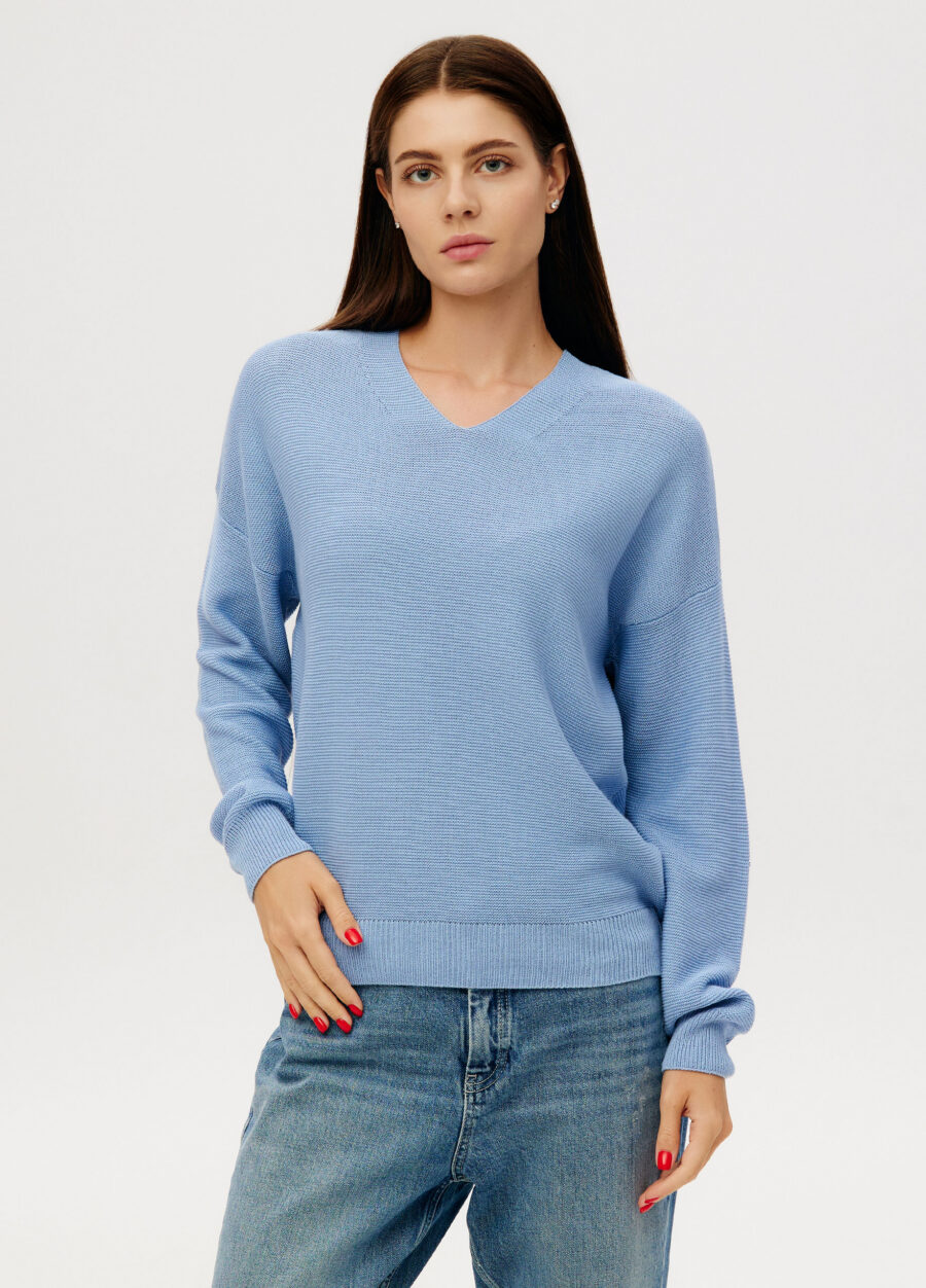 JUMPER BLUE semicotton 3062-Collections_Ready to Wear_1