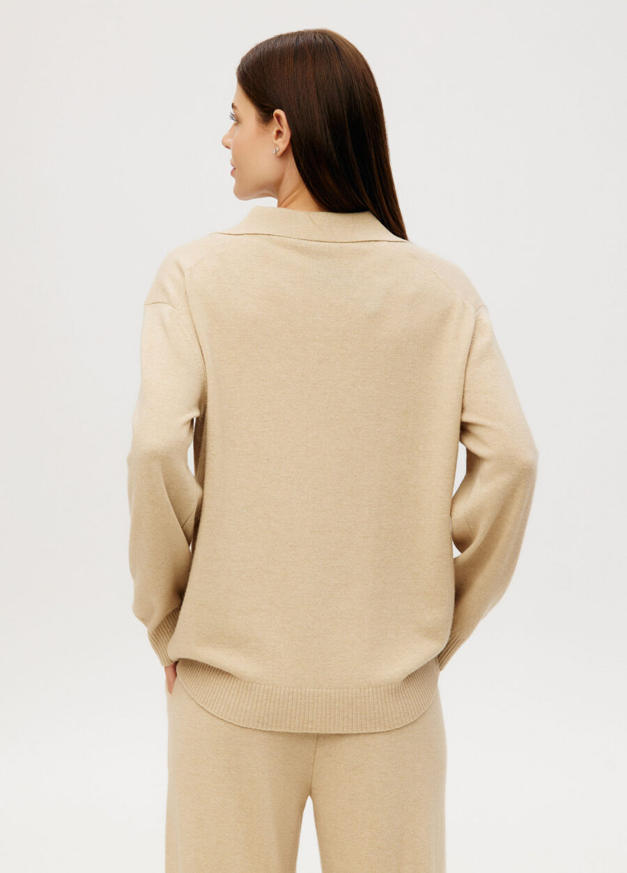JUMPER BEIGE polo lambswool polo 4089-Collections_Fall-Winter_3