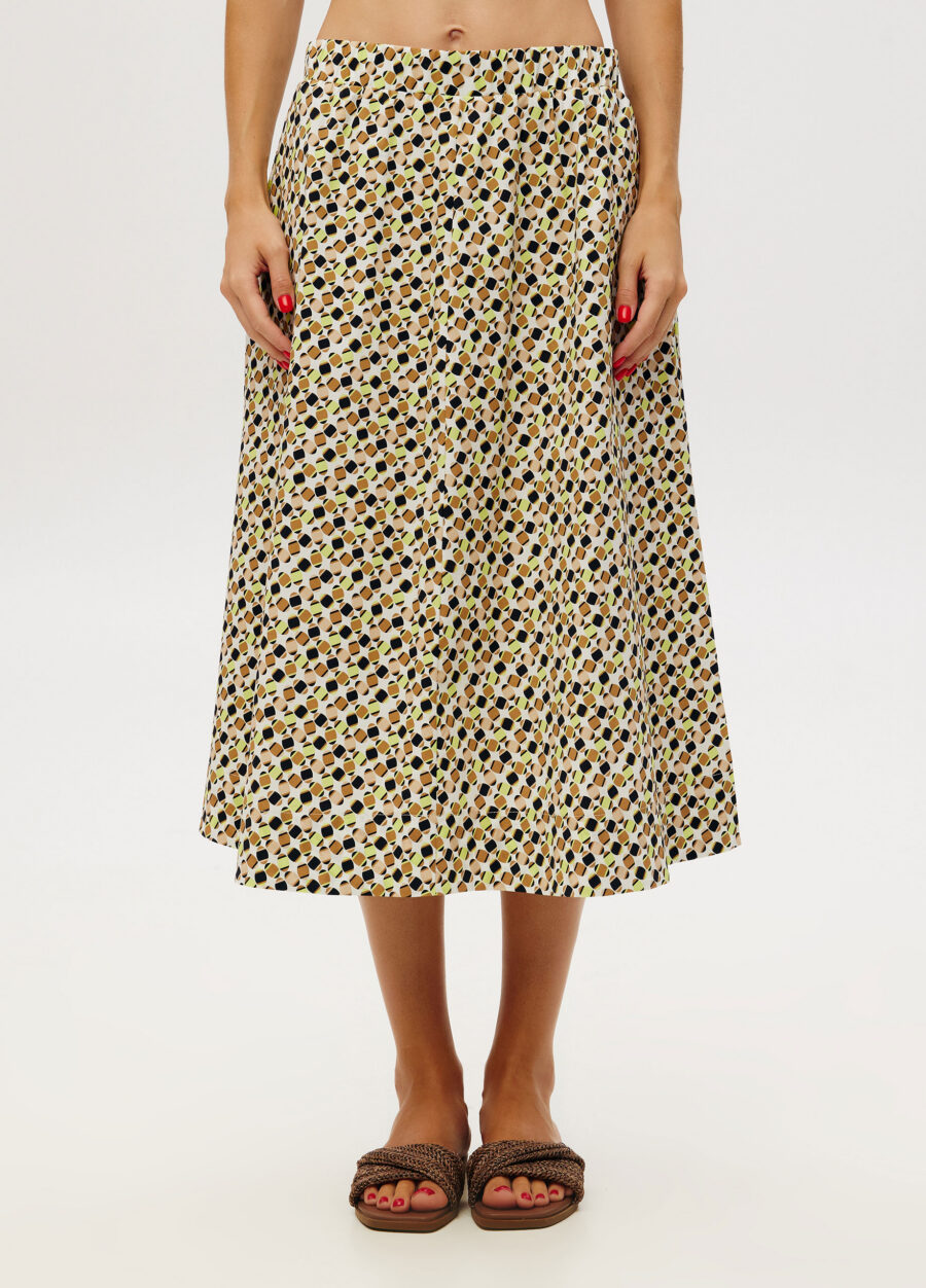 MIDI A-line SKIRT with print 5020-Collections_Ready to Wear_1