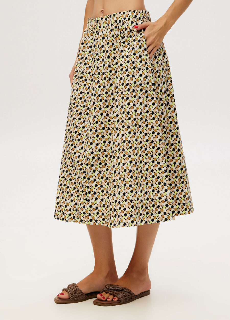MIDI A-line SKIRT with print 5020-Collections_Ready to Wear_4