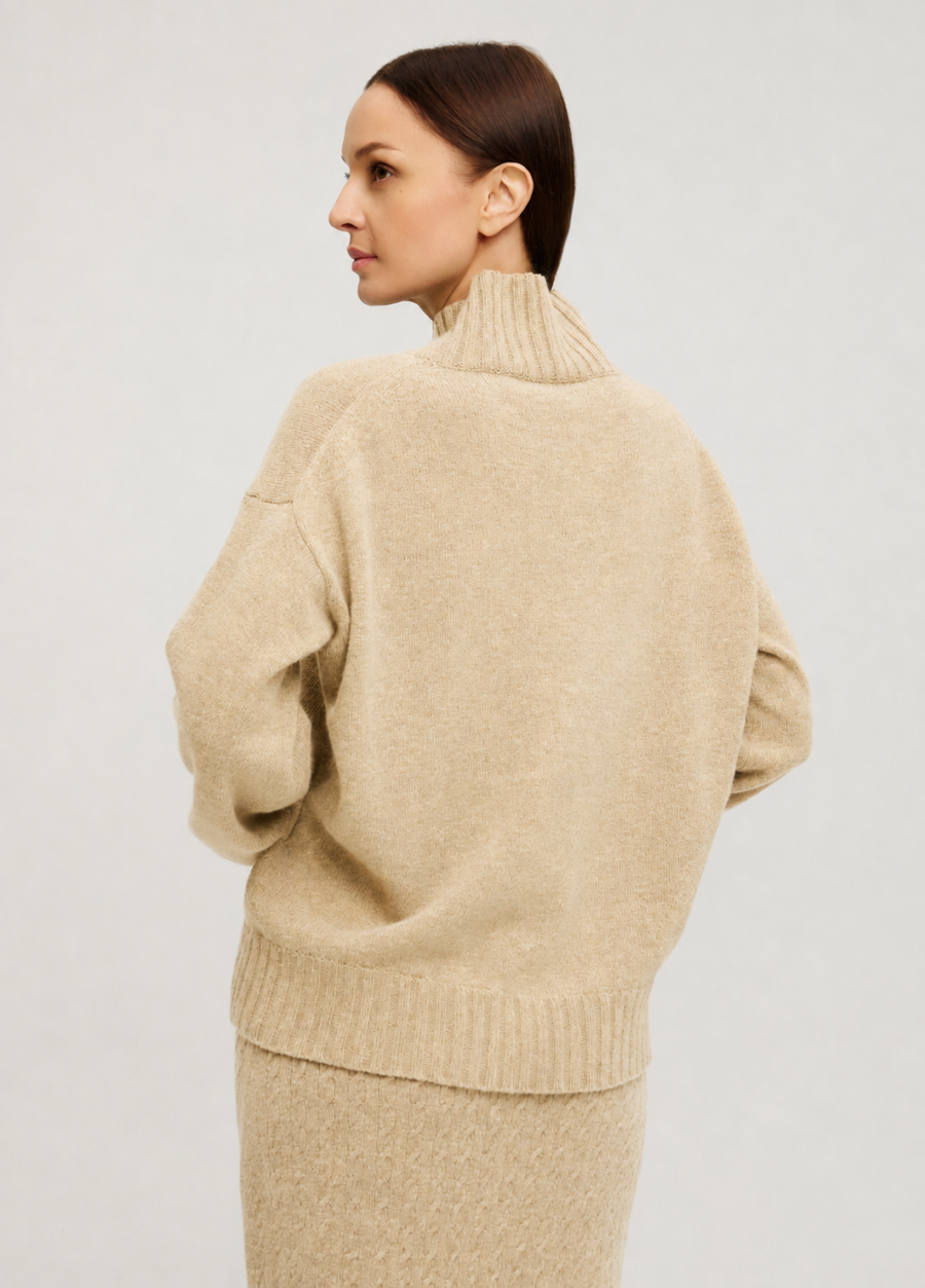 JUMPER BEIGE lamb's wool 5135-Collections_Fall-Winter_2
