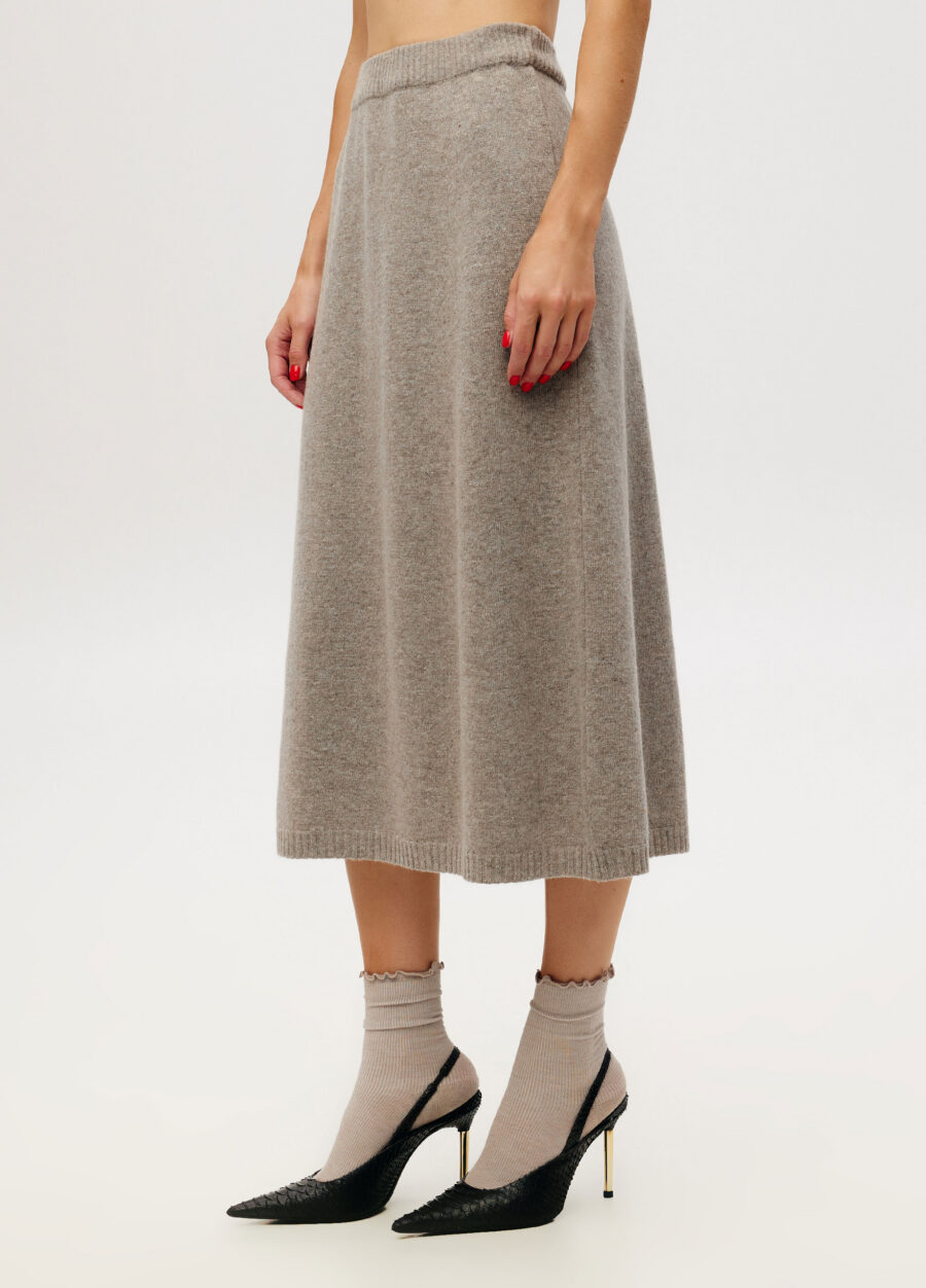 SKIRT BEIGE100% lambswool midi 5138-Collections_Fall-Winter_4