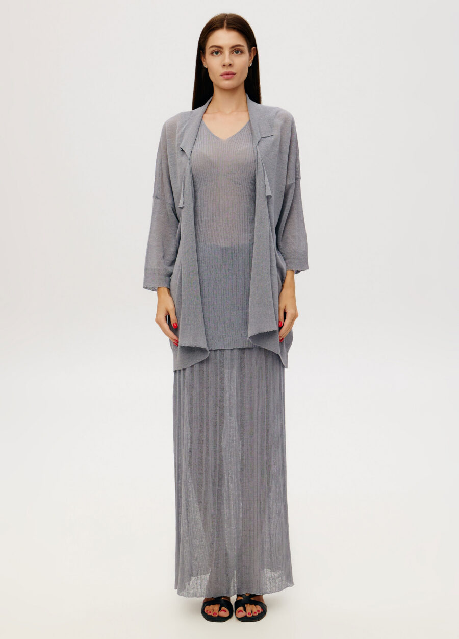 CARDIGAN BLUE linen open-front lightweight 6025-Collections_Jackets & Cardigans_4