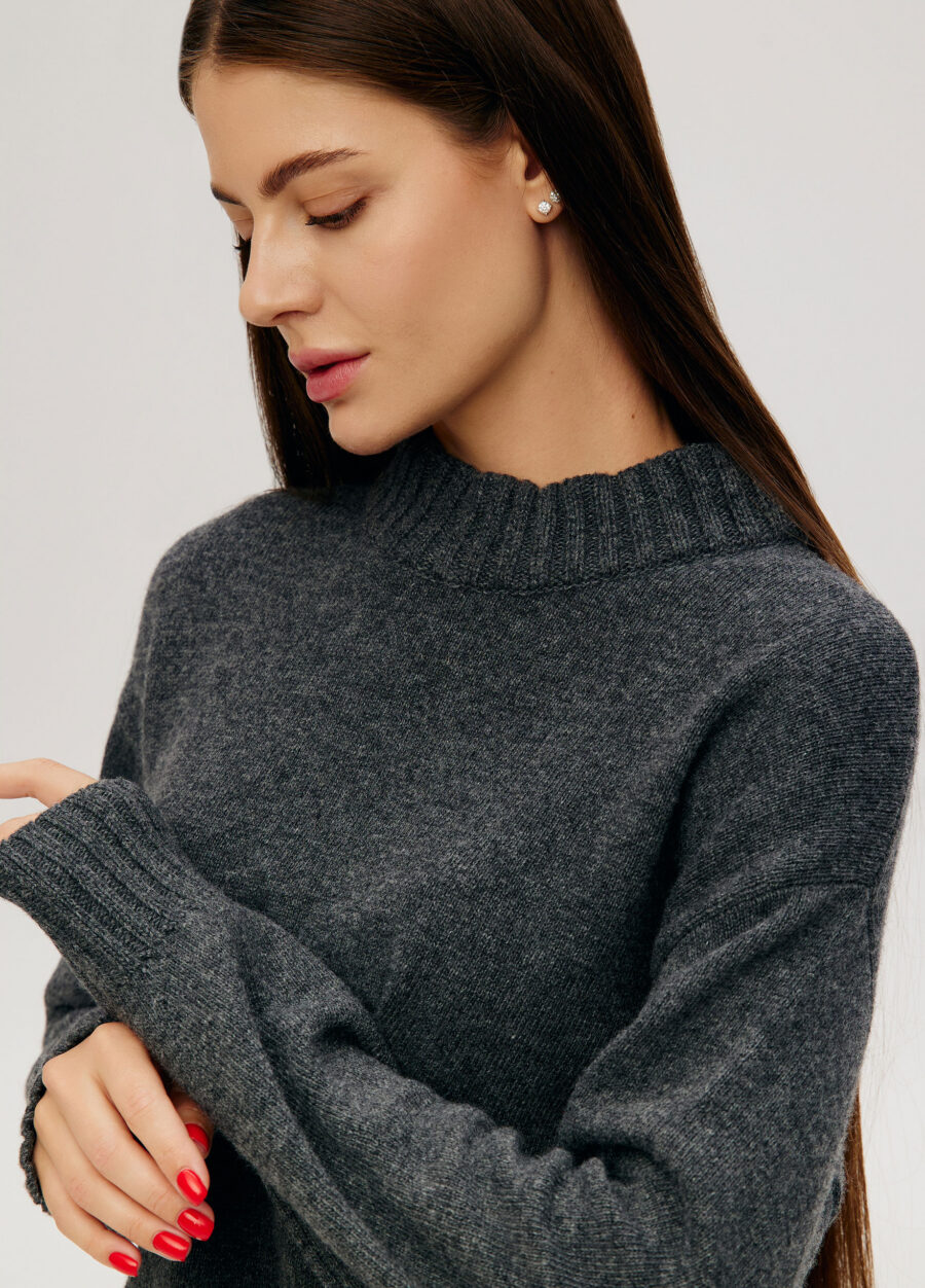 JUMPER ANTHRACITE lamb's wool 6030-Collections_Fall-Winter_2