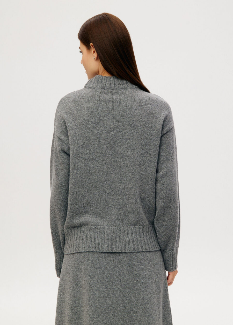 JUMPER GREY lamb's wool 6030-Collections_Fall-Winter_3