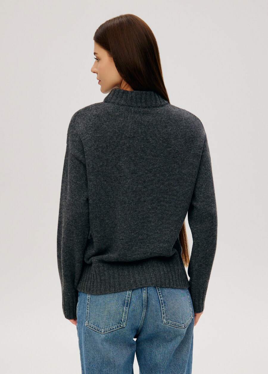 JUMPER ANTHRACITE lamb's wool 6030-Collections_Fall-Winter_3
