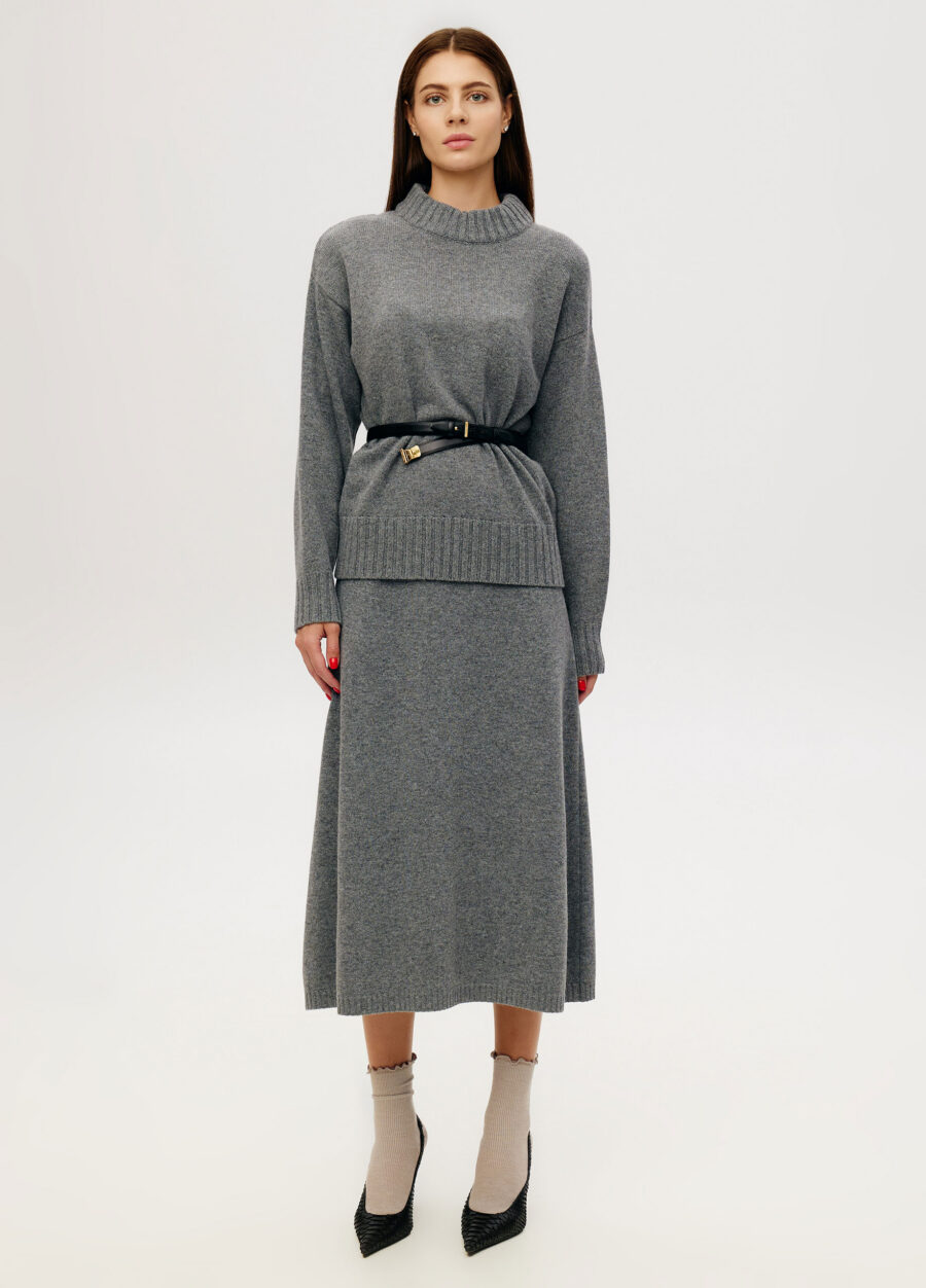 SKIRT GREY lambswool midi 6045-Collections_Fall-Winter_4