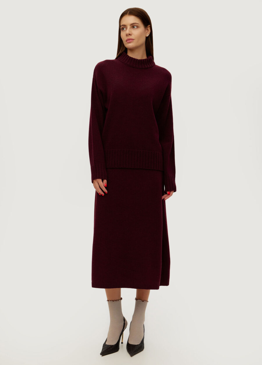 JUMPER BURGUNDY lamb's wool 6030-Coats & Trench_Fall-Winter_6