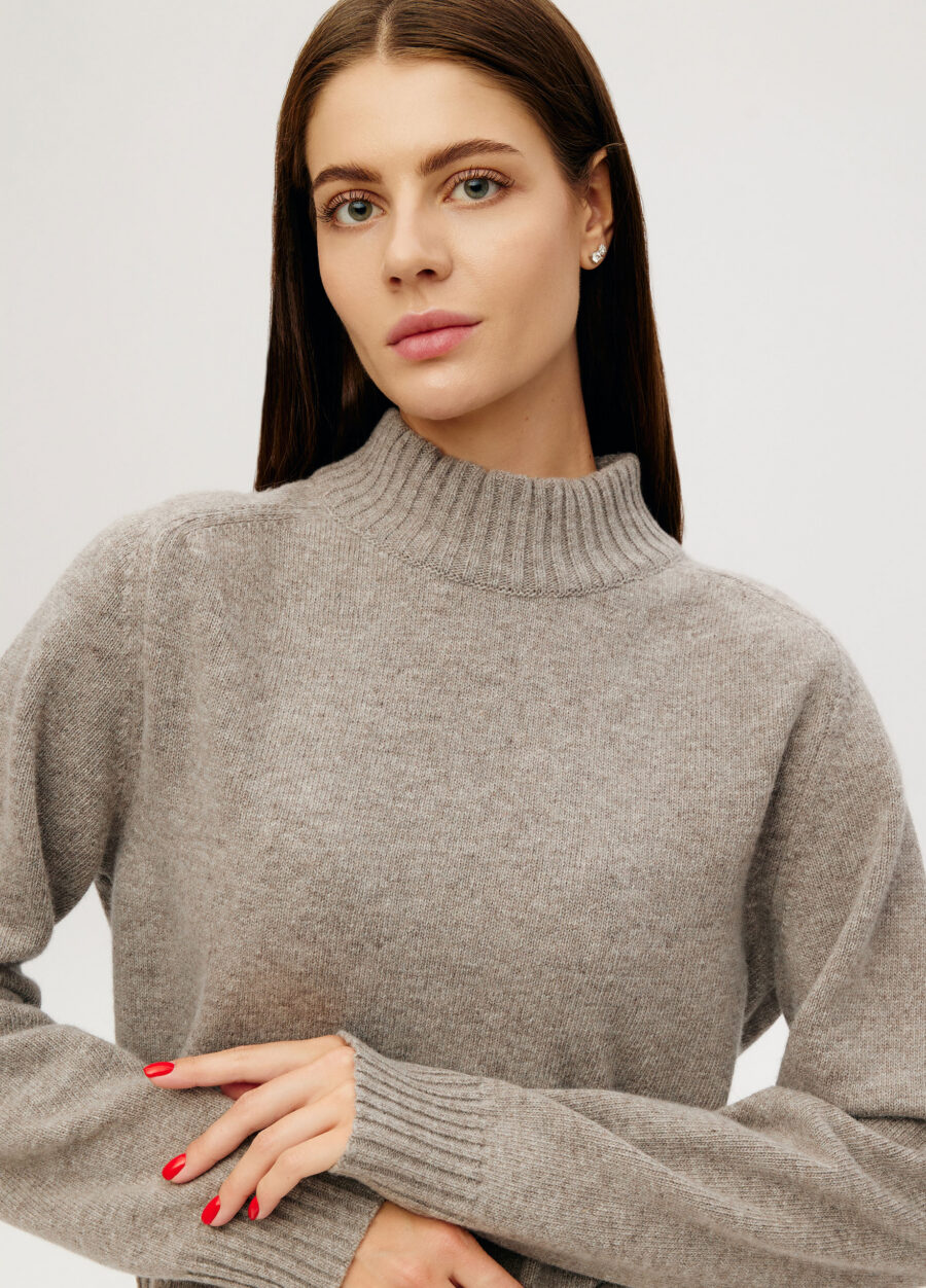 JUMPER BEIGE lamb's wool 6054-Collections_Fall-Winter_2