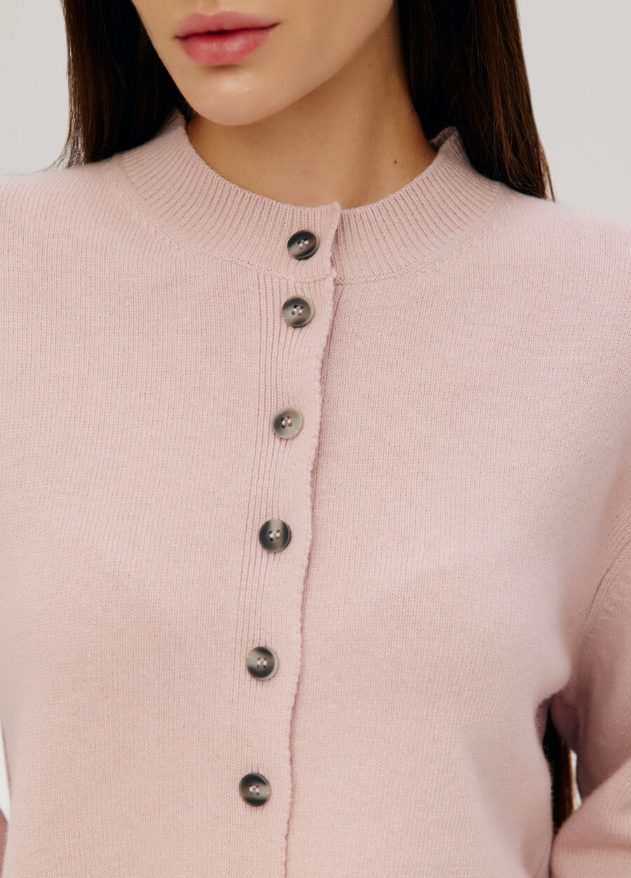 JACKET PINK lambswool button-front 6071-Collections_Jackets & Cardigans_2