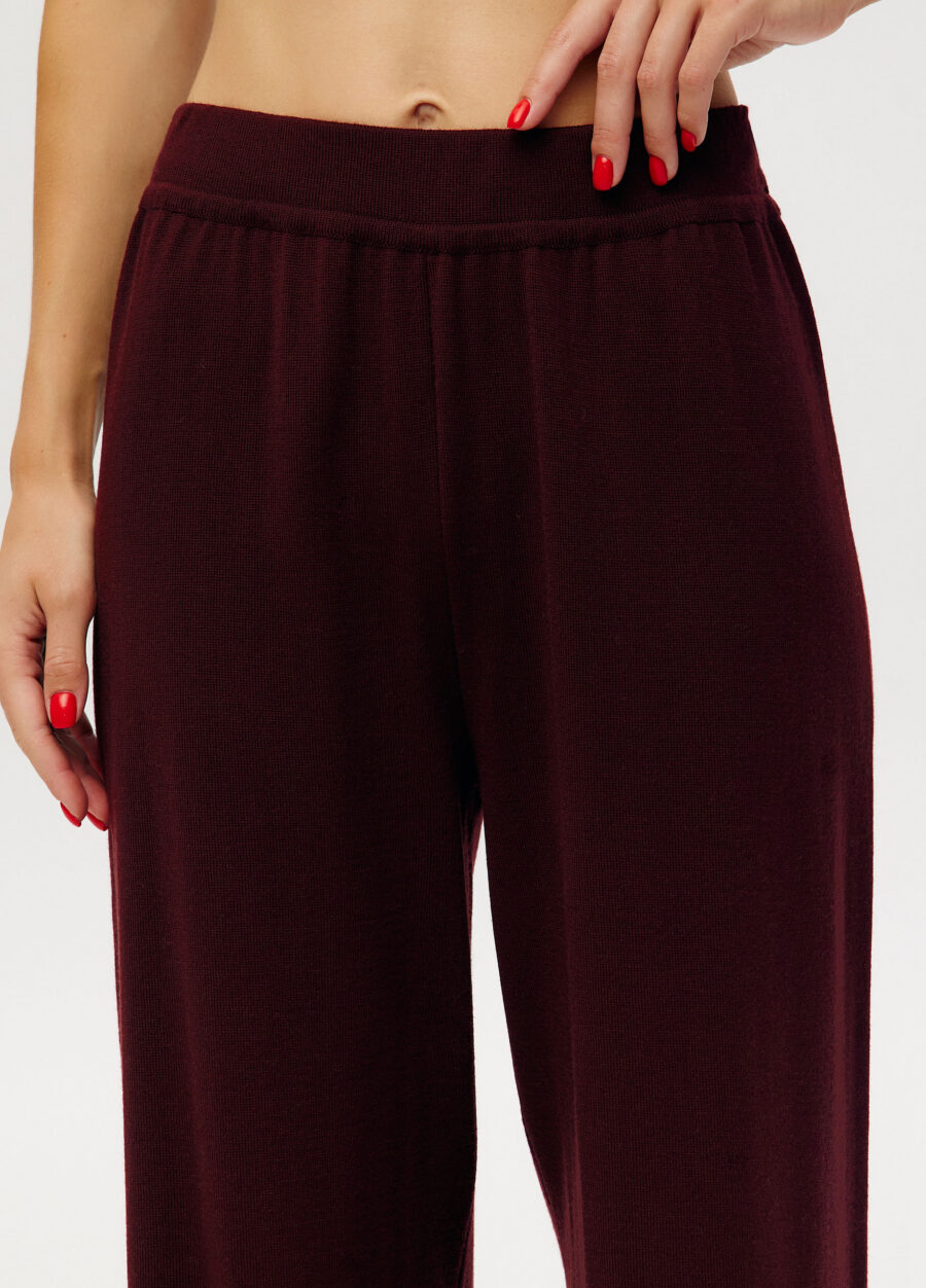 TROUSERS BURGUNDY 100% merino wool 9110-Collections_Fall-Winter_2