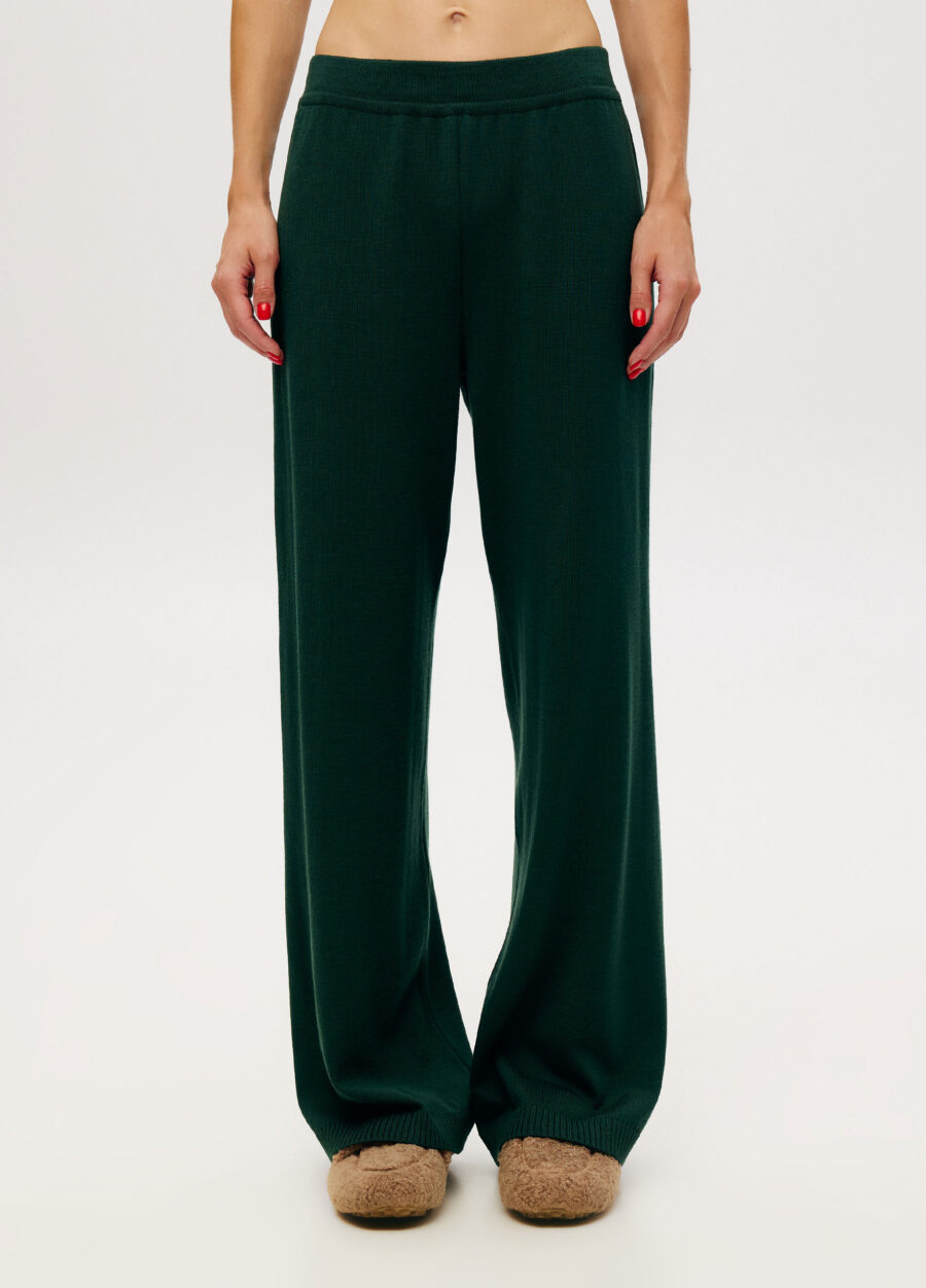 TROUSERS GREEN 100% merino wool 9110-Collections_Fall-Winter_1